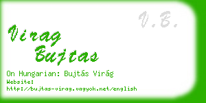 virag bujtas business card