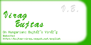 virag bujtas business card
